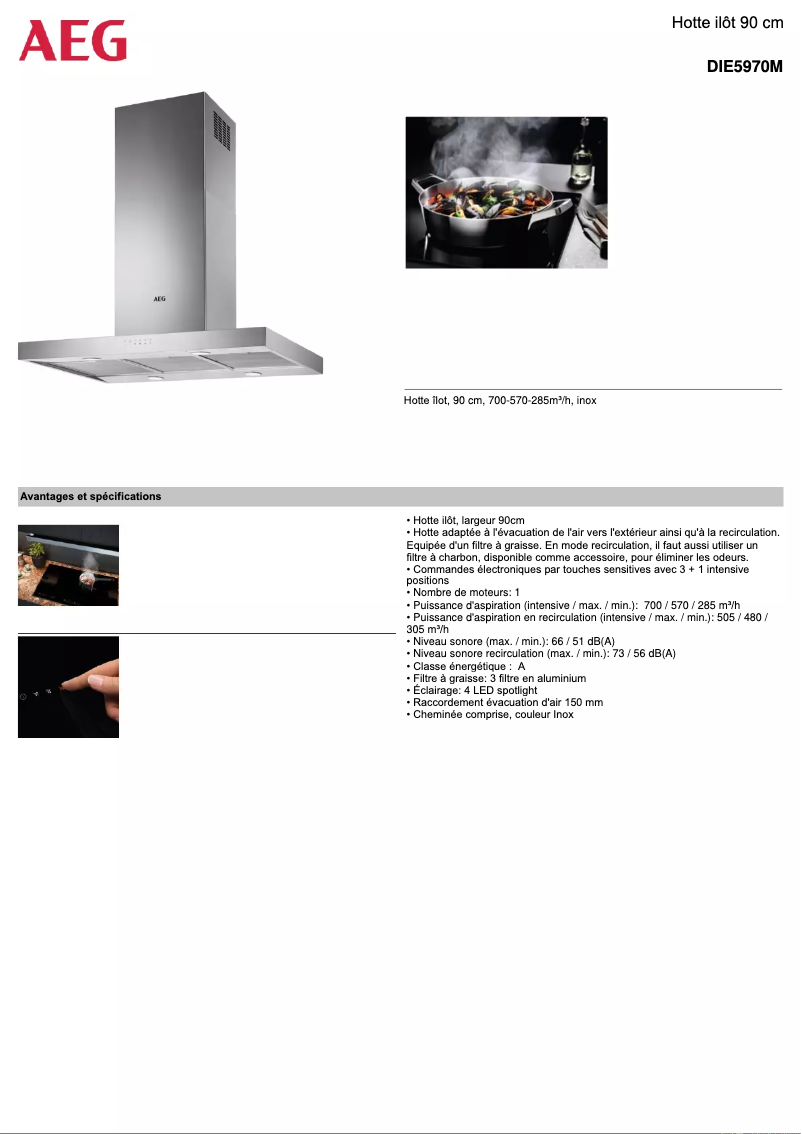 Imagen de la primera página del manual del dispositivo DIE5970M