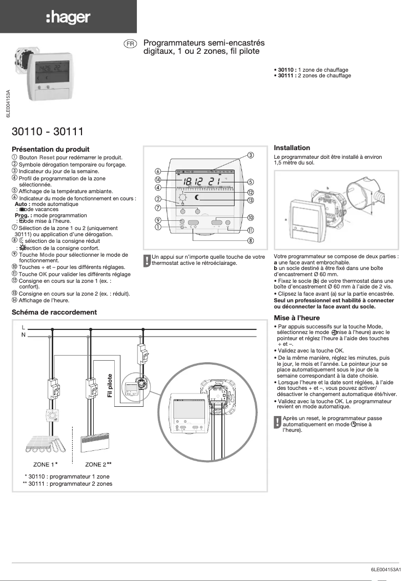 Imagen de la primera página del manual del dispositivo 30110