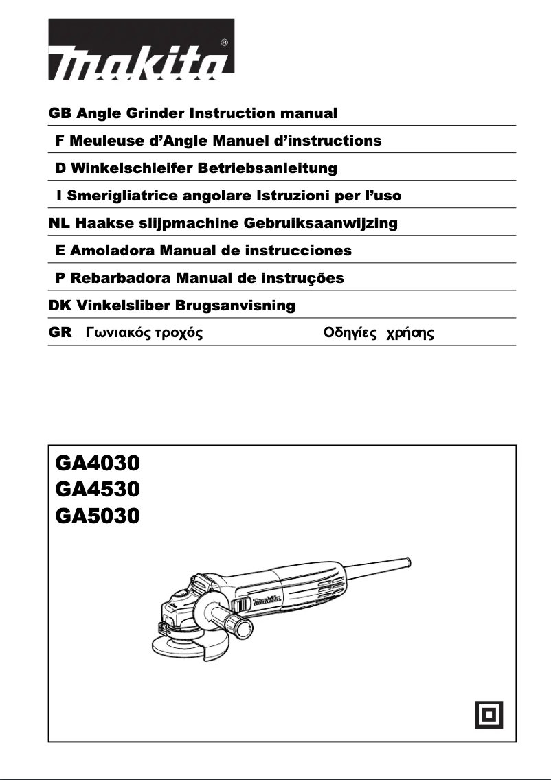 Imagen de la primera página del manual del dispositivo GA4030