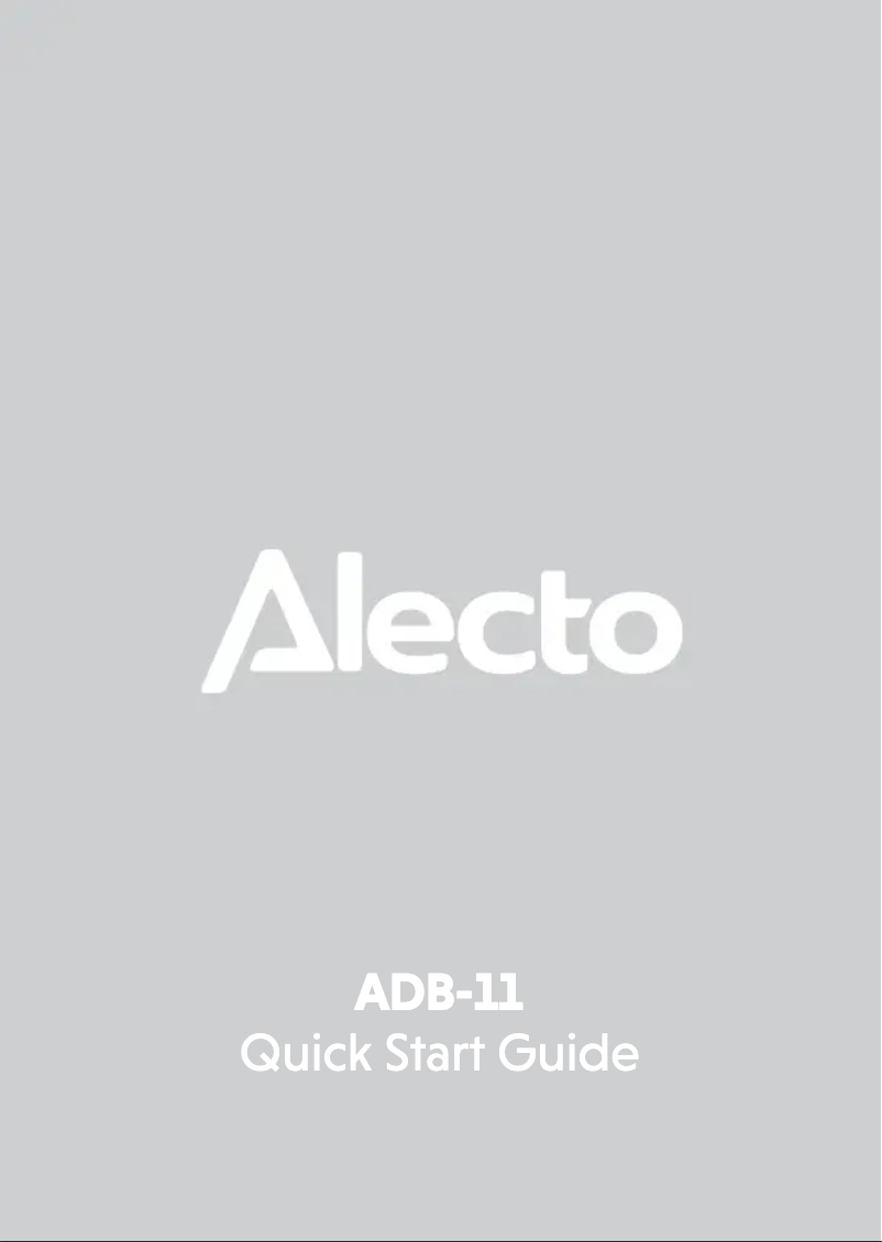 Imagen de la primera página del manual del dispositivo ADB-11WT