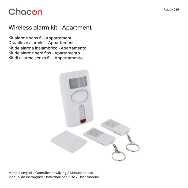 Imagen de la primera página del manual del dispositivo 34035