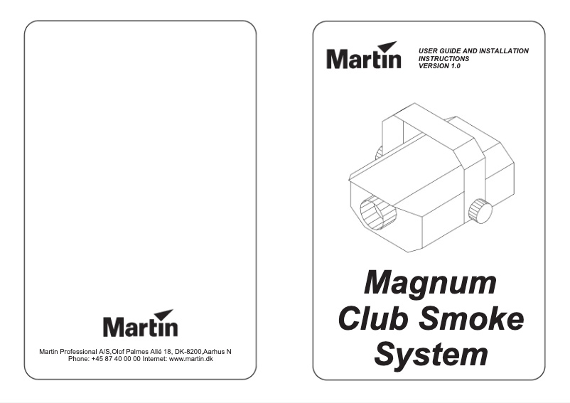 Página nº 1 - Manual de usuario Martin Magnum Club Smoke
