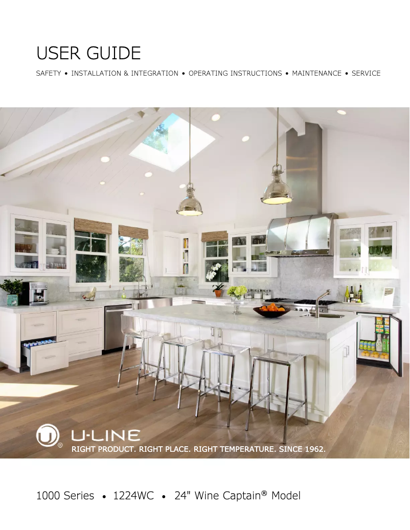 Imagen de la primera página del manual del dispositivo U-1224WCINT-60B