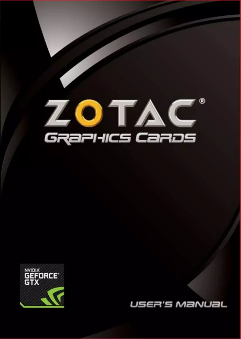 Página 1 del manual Manual de usuario Zotac GeForce GTX 980
