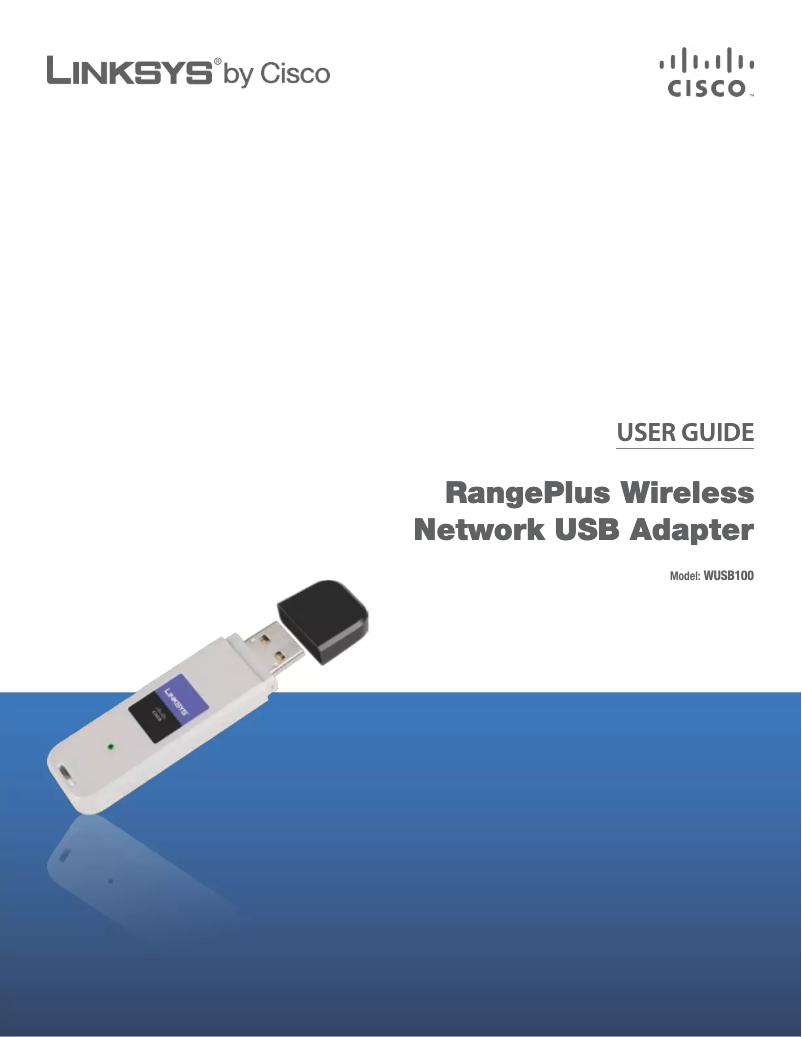 Imagen de la primera página del manual del dispositivo WUSB100