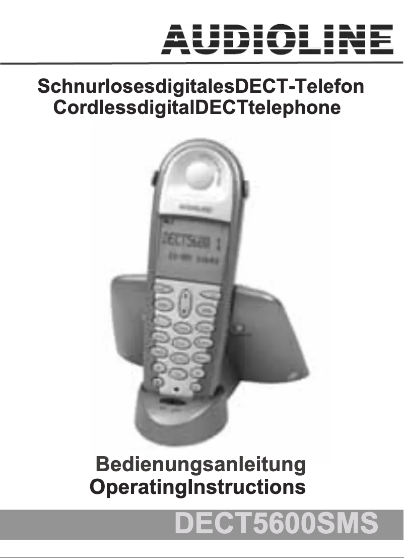 Imagen de la primera página del manual del dispositivo DECT 5600 SMS