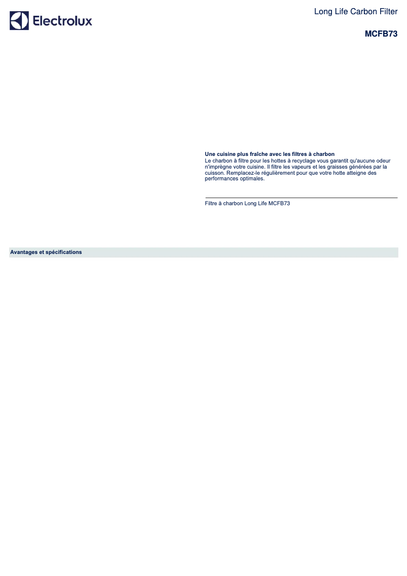 Página 1 del manual Manual de usuario AEG MCFB73