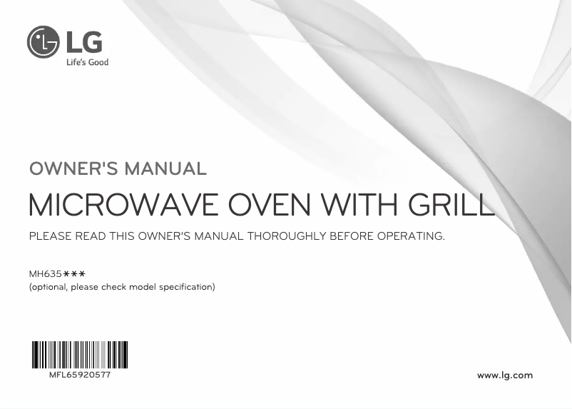 Imagen de la primera página del manual del dispositivo MH635