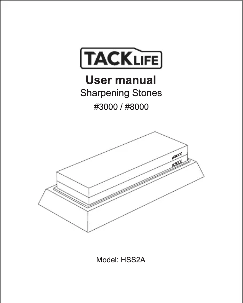 Página 1 del manual Manual de usuario Tacklife HSS2A