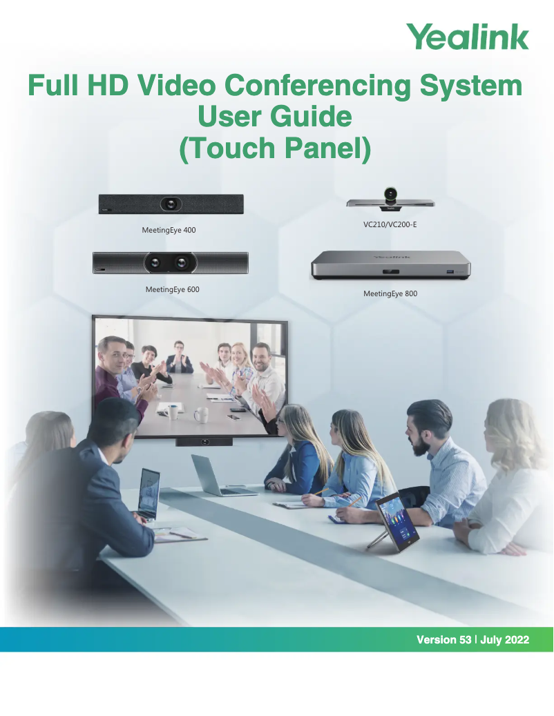 Página nº 1 - Manual de usuario Yealink MeetingEye 400 Pro
