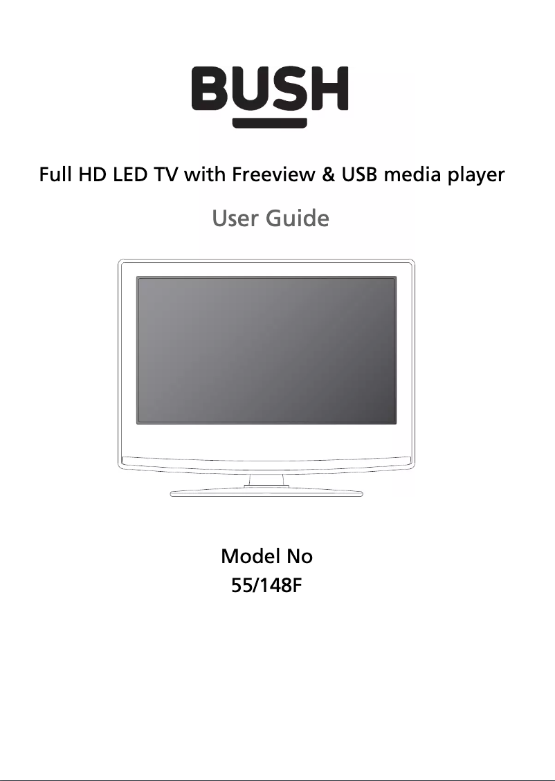 Página 1 del manual Manual de usuario Bush 55/148F