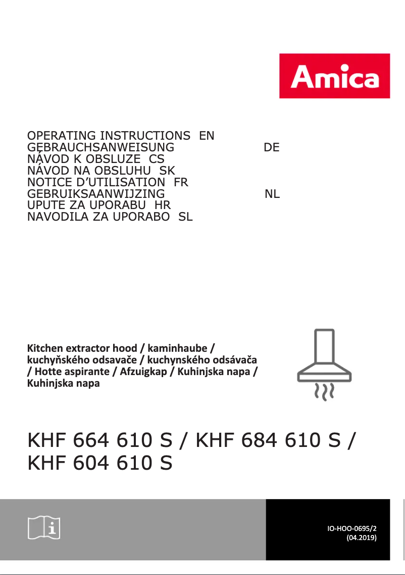 Imagen de la primera página del manual del dispositivo KHF 604 610 S