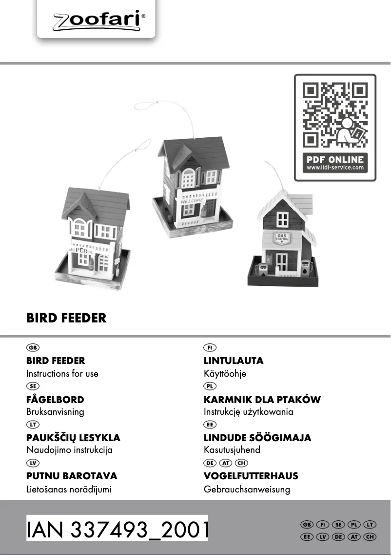 Imagen de la primera página del manual del dispositivo IAN 337493