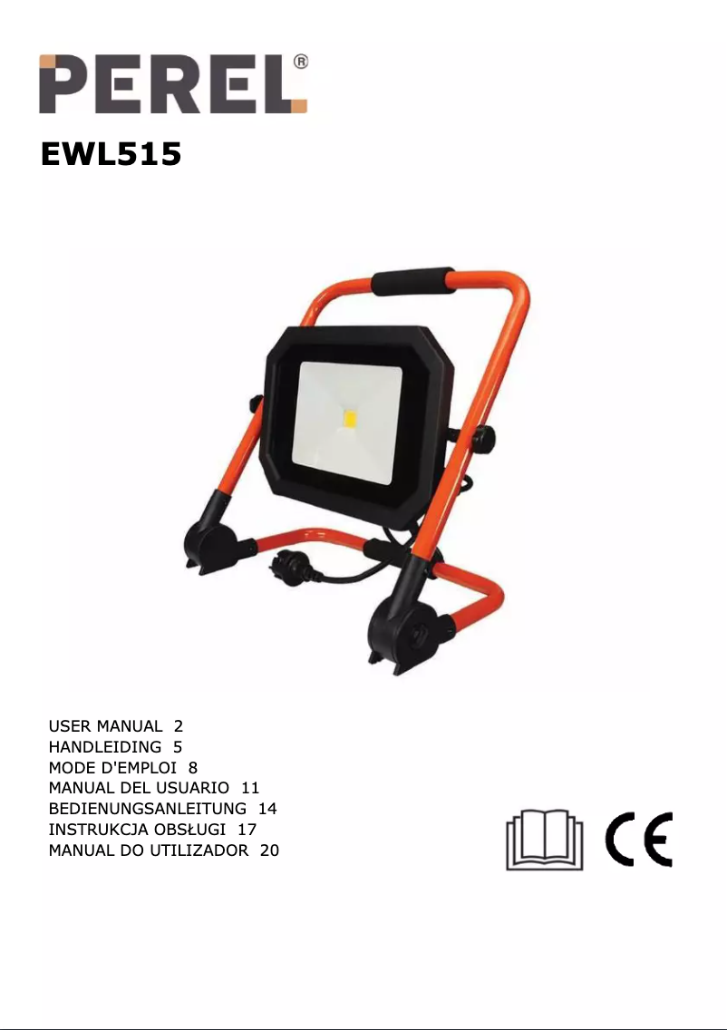 Imagen de la primera página del manual del dispositivo EWL515