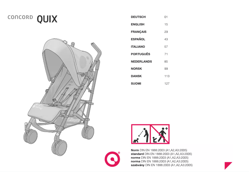 Página 1 del manual Manual de usuario Concord Quix