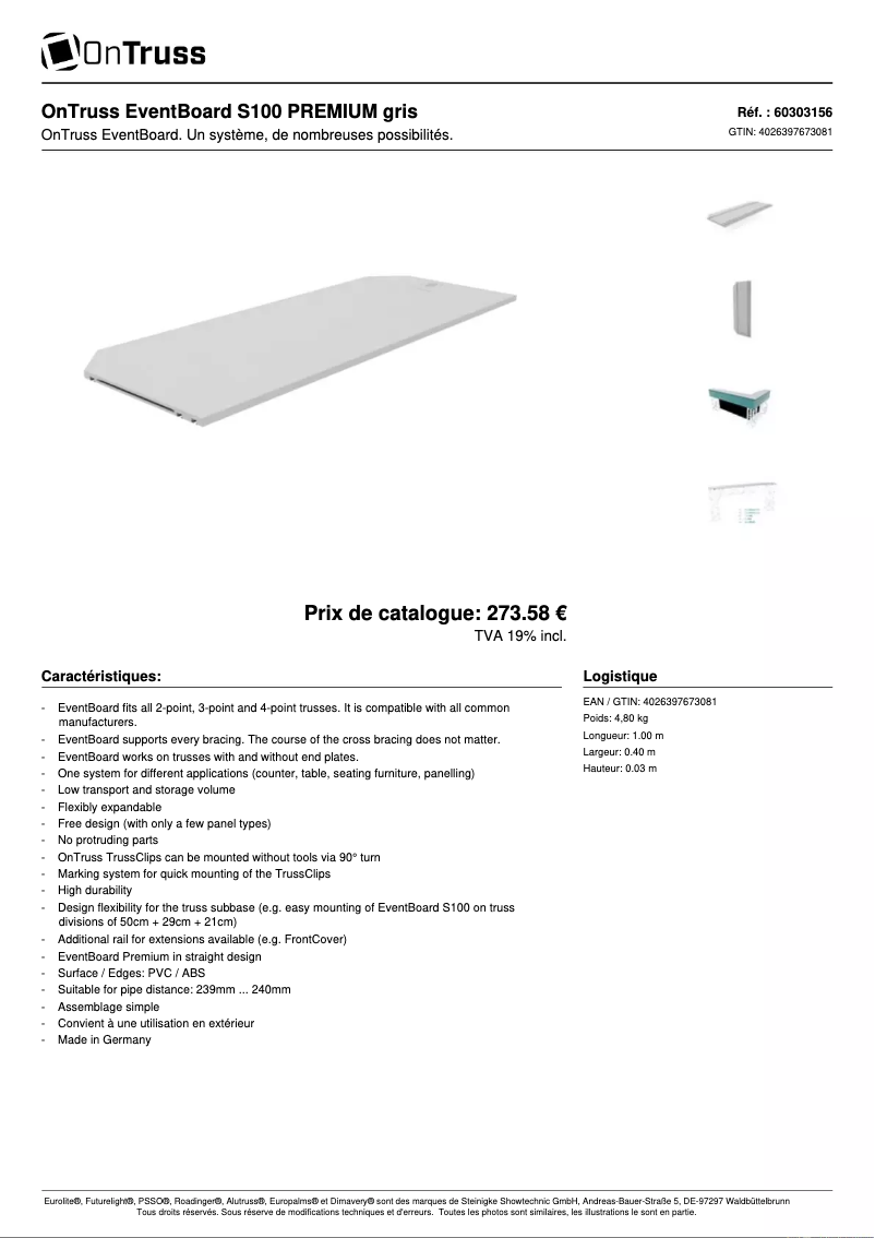 Imagen de la primera página del manual del dispositivo EventBoard S100 PREMIUM