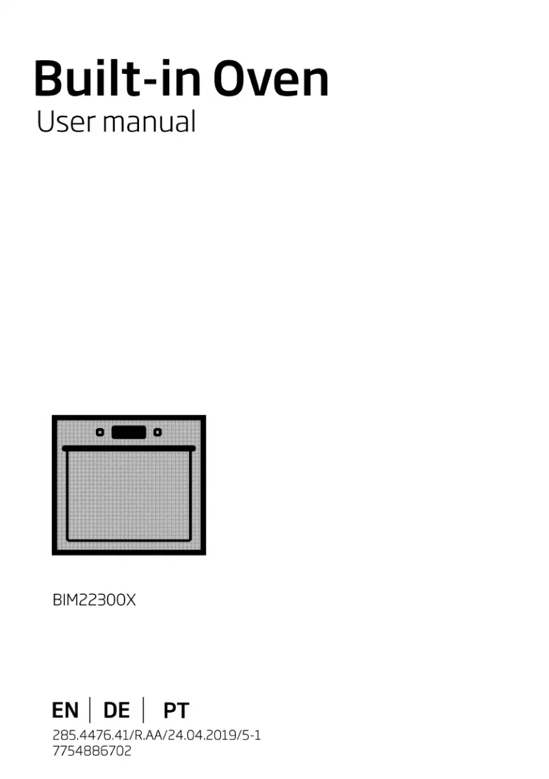 Página 1 del manual Manual de usuario Beko BIM22300X