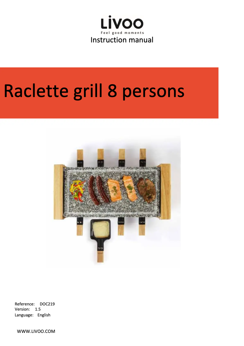 Página 1 del manual Manual de usuario Livoo DOC219