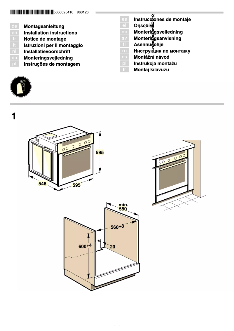 Página 1 del manual Manual de usuario Constructa CH832450