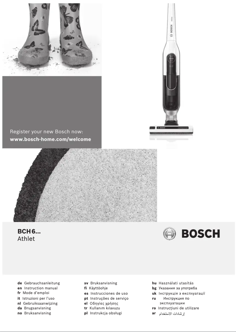 Página 1 del manual Manual de usuario Bosch Athlet BCH6L2560