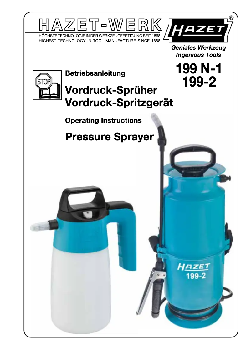 Imagen de la primera página del manual del dispositivo 199N-1