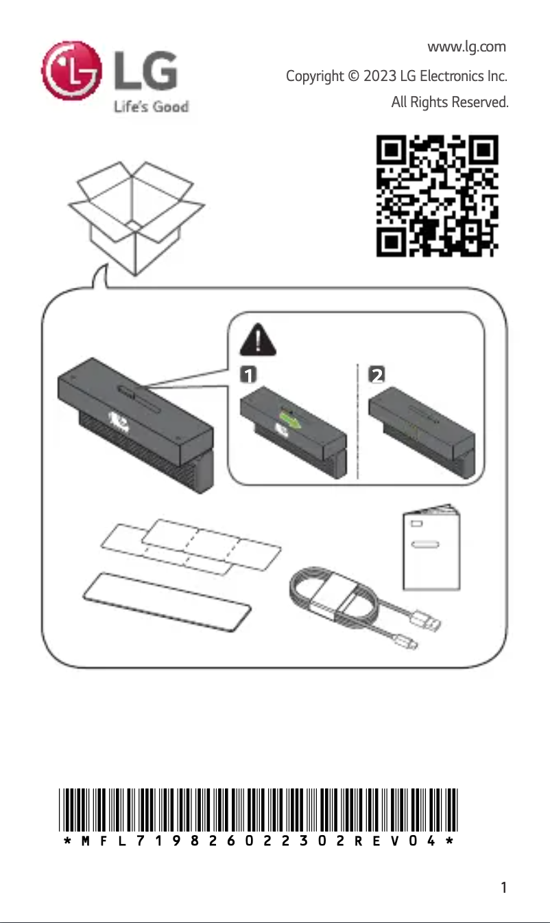 Página 1 del manual Manual de usuario LG VC23GA