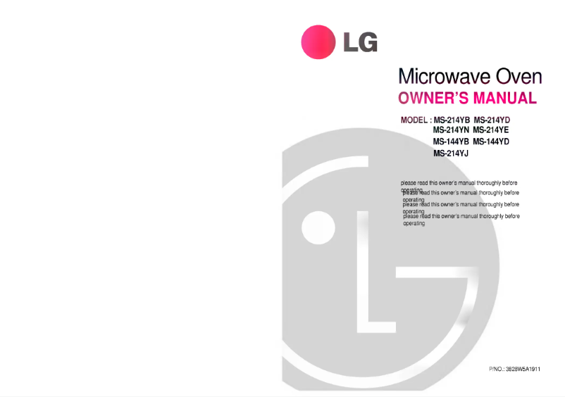Imagen de la primera página del manual del dispositivo MS-214YD