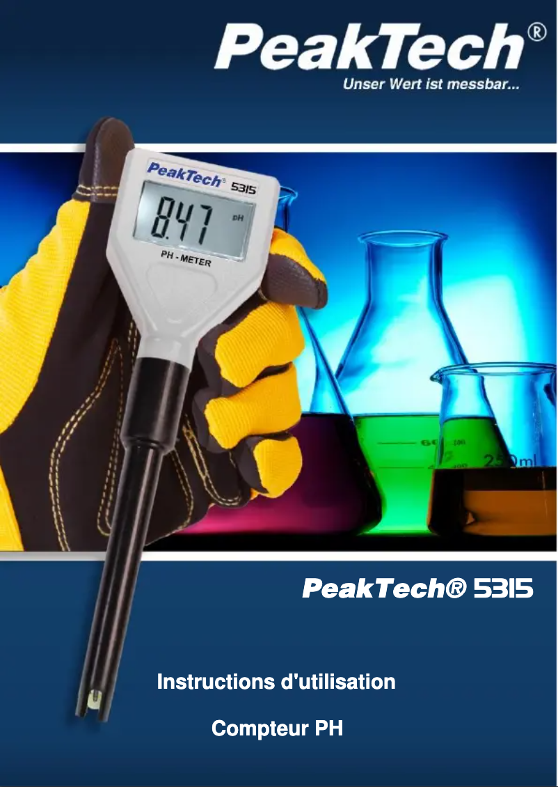 Página 1 del manual Manual de usuario PeakTech 5315