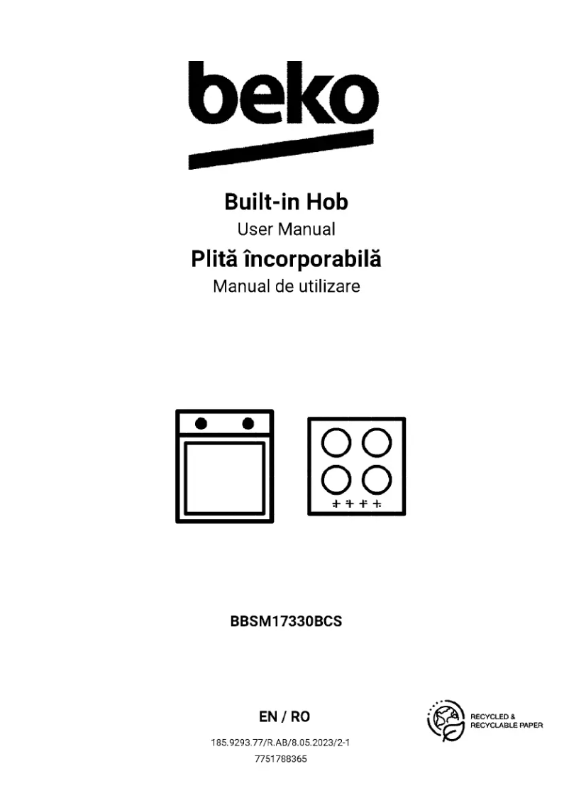 Imagen de la primera página del manual del dispositivo BBSM17330BCS