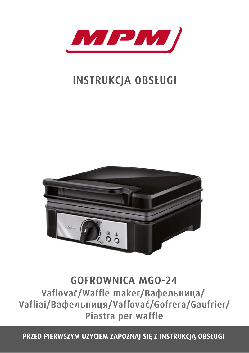 Página 1 del manual Manual de usuario MPM MGO-24