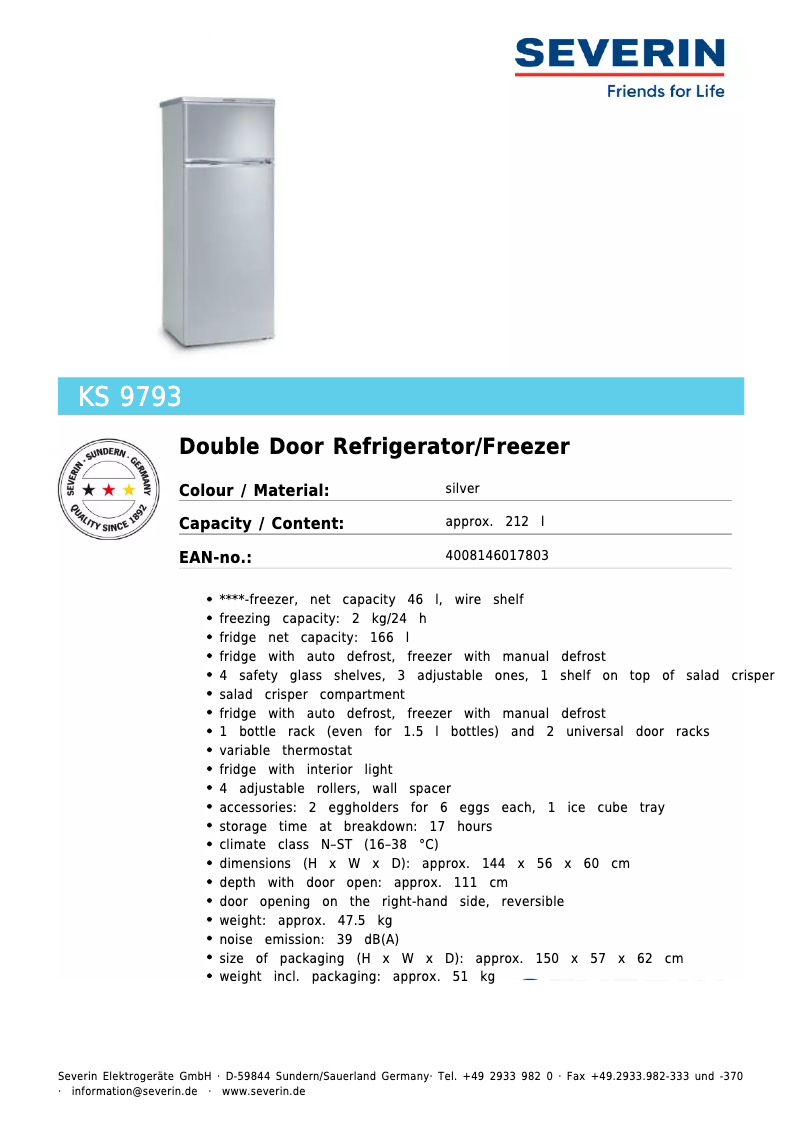 Imagen de la primera página del manual del dispositivo KS 9793