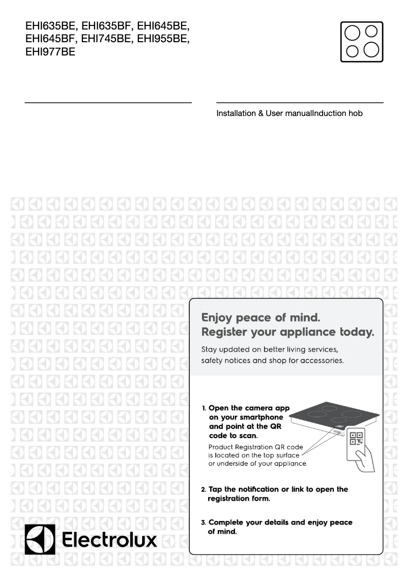 Página nº 1 - Manual de usuario Electrolux UltimateTaste 700 EHI635BF