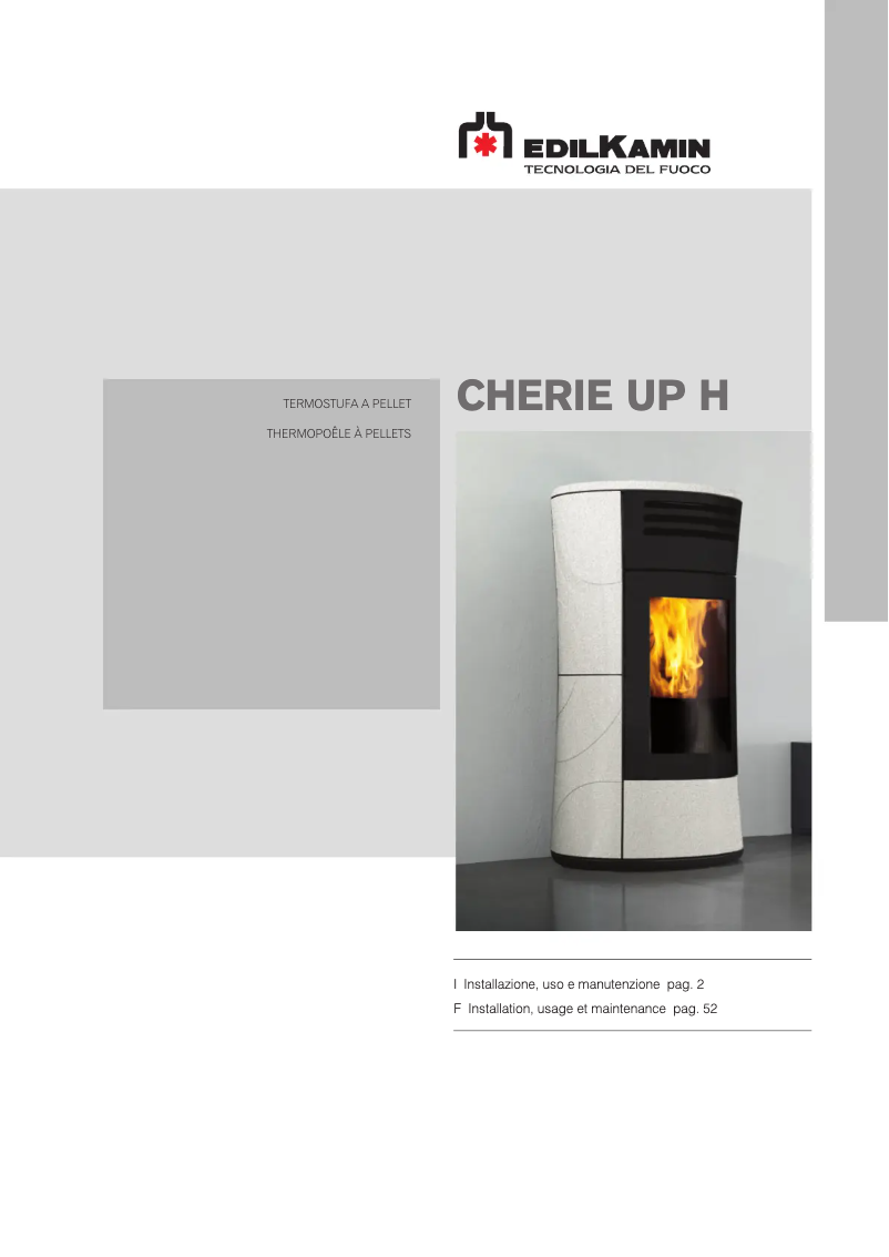 Página nº 1 - Manual de usuario Edilkamin CHERIE UP H