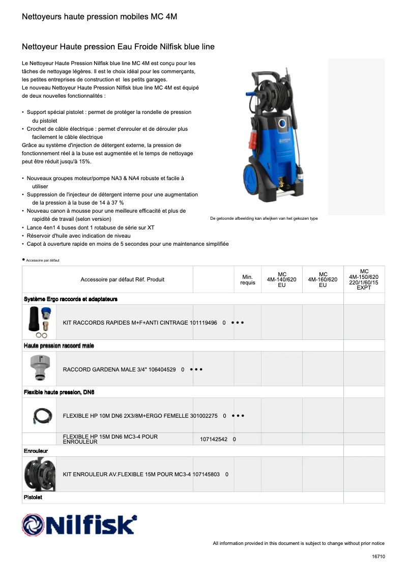 Página nº 1 - Ficha técnica Nilfisk MC 4
