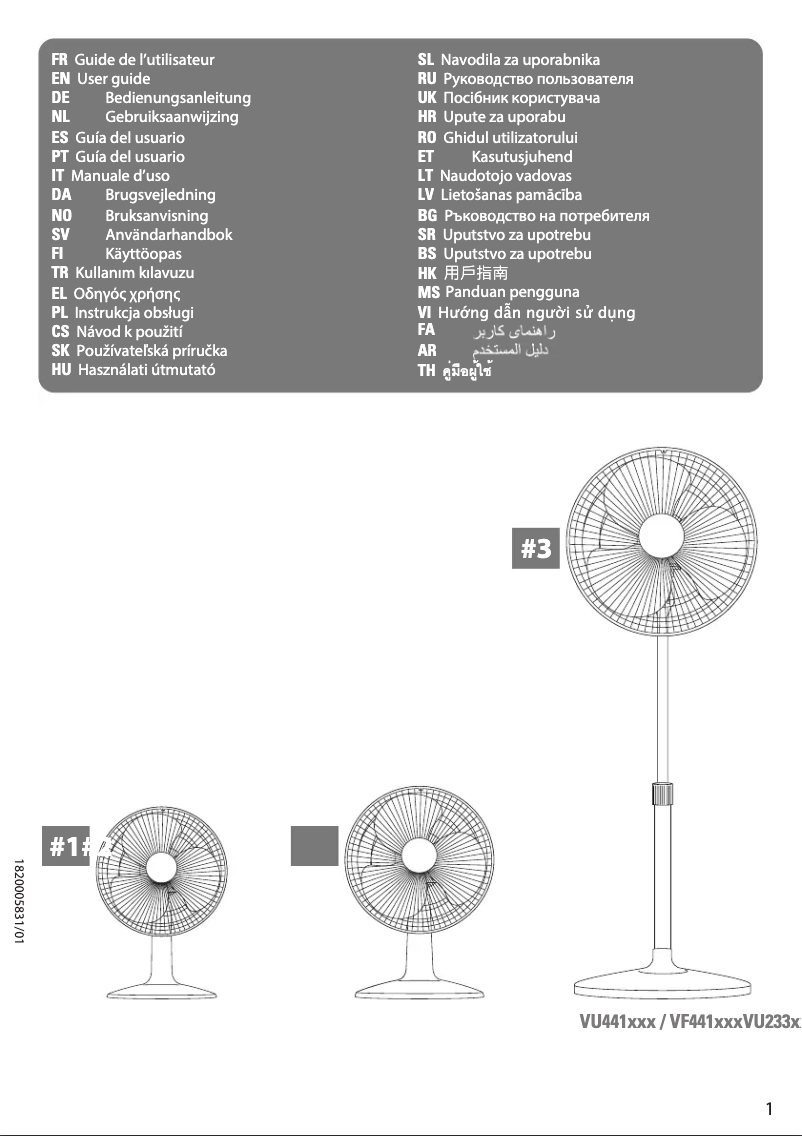 Página 1 del manual Manual de usuario Rowenta Essential Plus VU2330