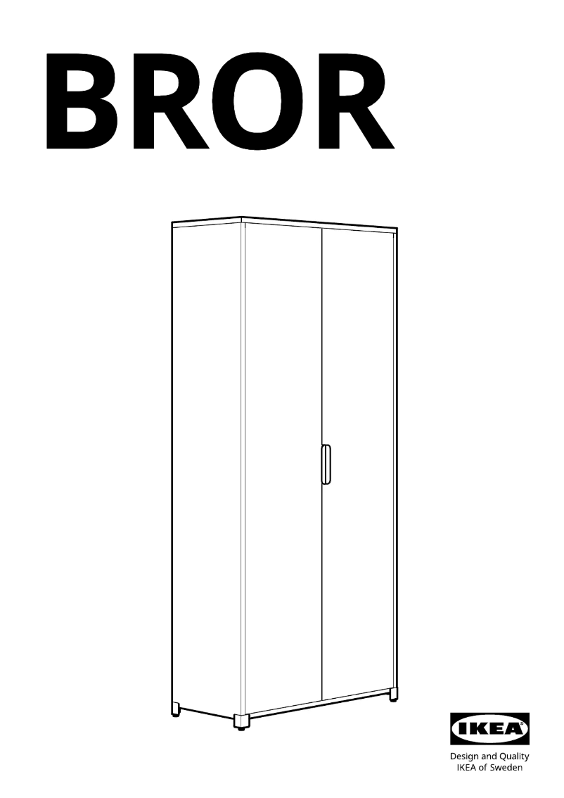 Página 1 del manual Manual de usuario Ikea BROR 304.942.98