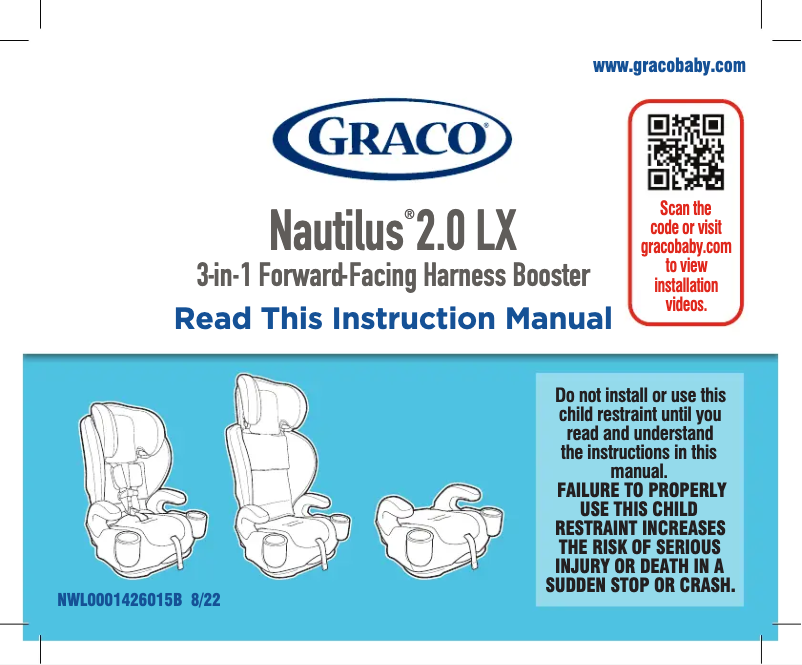 Página 1 del manual Manual de usuario Graco Nautilus 2.0 LX