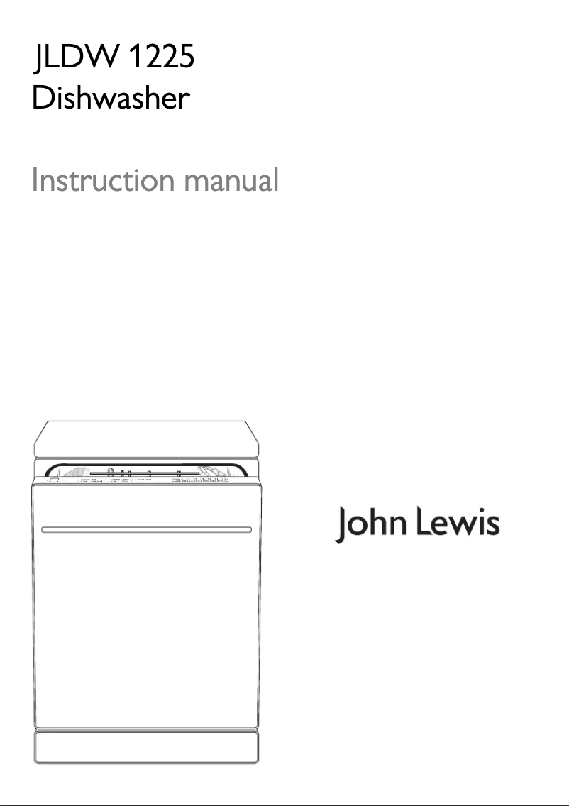 Página 1 del manual Manual de usuario John Lewis JLDW 1225
