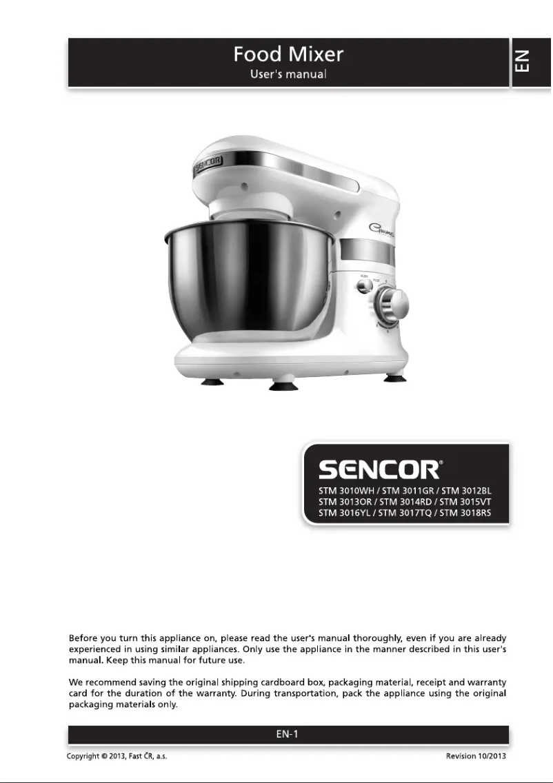 Imagen de la primera página del manual del dispositivo STM 3015VT