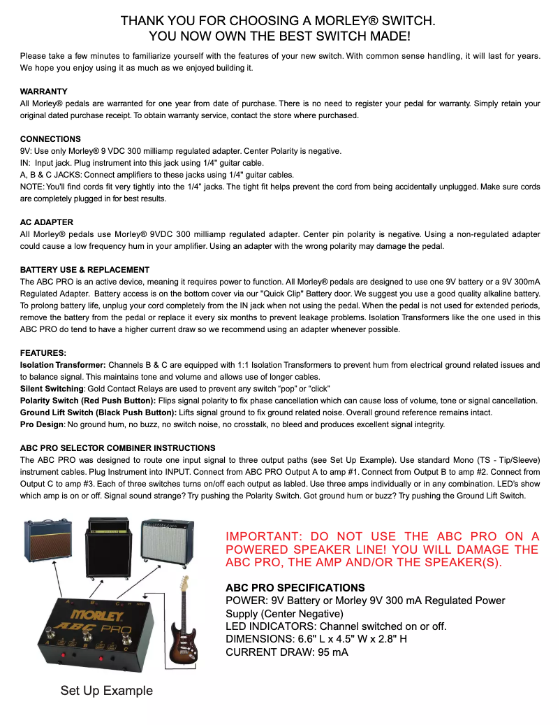 Imagen de la primera página del manual del dispositivo ABC-Pro