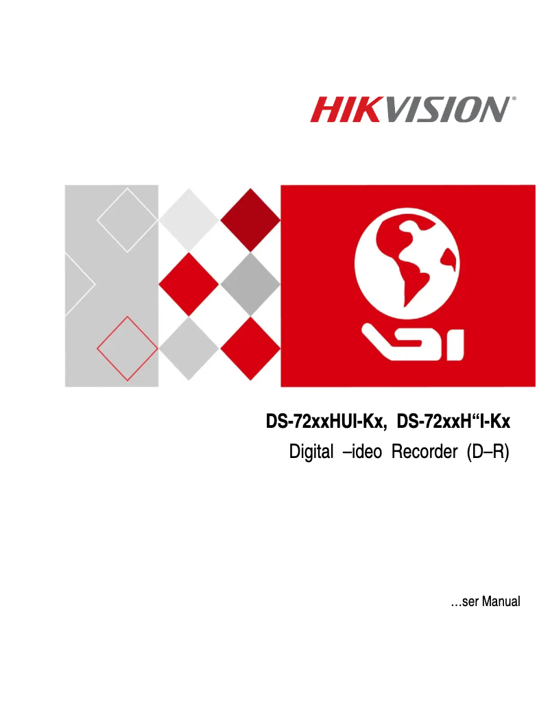 Página 1 del manual Manual de usuario Hikvision DS-7204HQI-K1/P