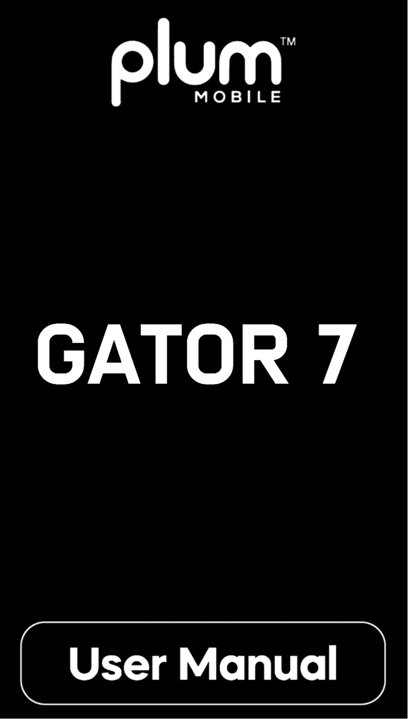 Imagen de la primera página del manual del dispositivo Gator 7