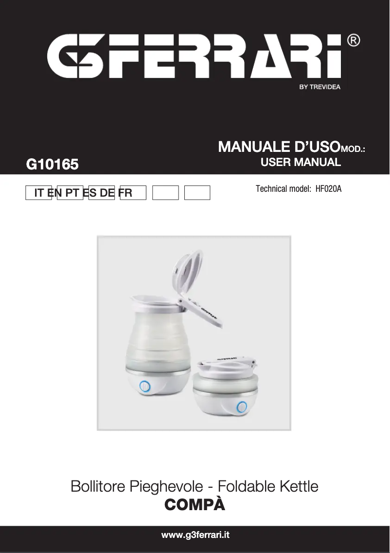 Imagen de la primera página del manual del dispositivo Compà G10165