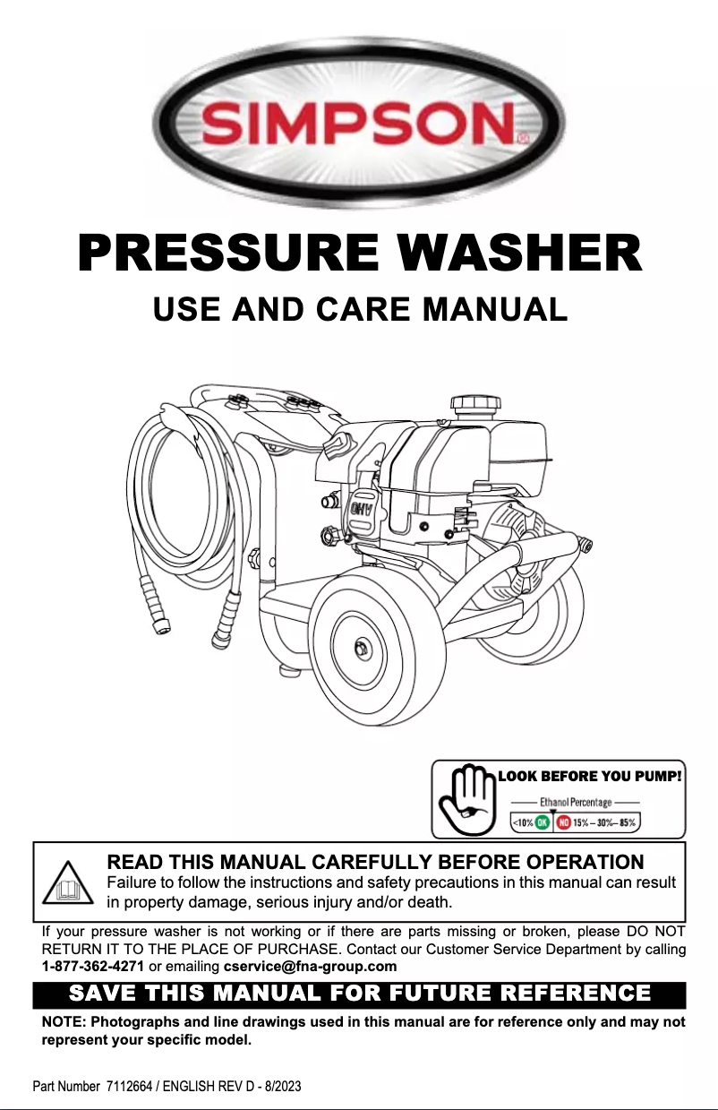 Imagen de la primera página del manual del dispositivo PowerShot PS-61201-S