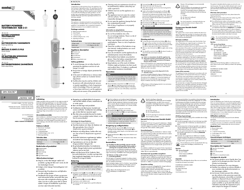 Página nº 1 - Manual de usuario Nevadent NZB 3 C1
