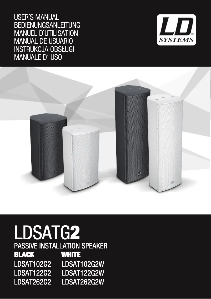 Página nº 1 - Manual de usuario LD Systems SAT 122 G2