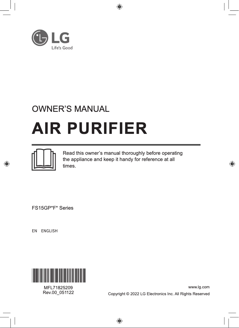 Imagen de la primera página del manual del dispositivo FS15GPGF0