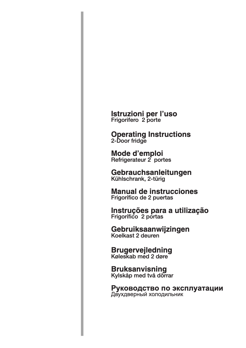 Página 1 del manual Manual de usuario Smeg FR298AP