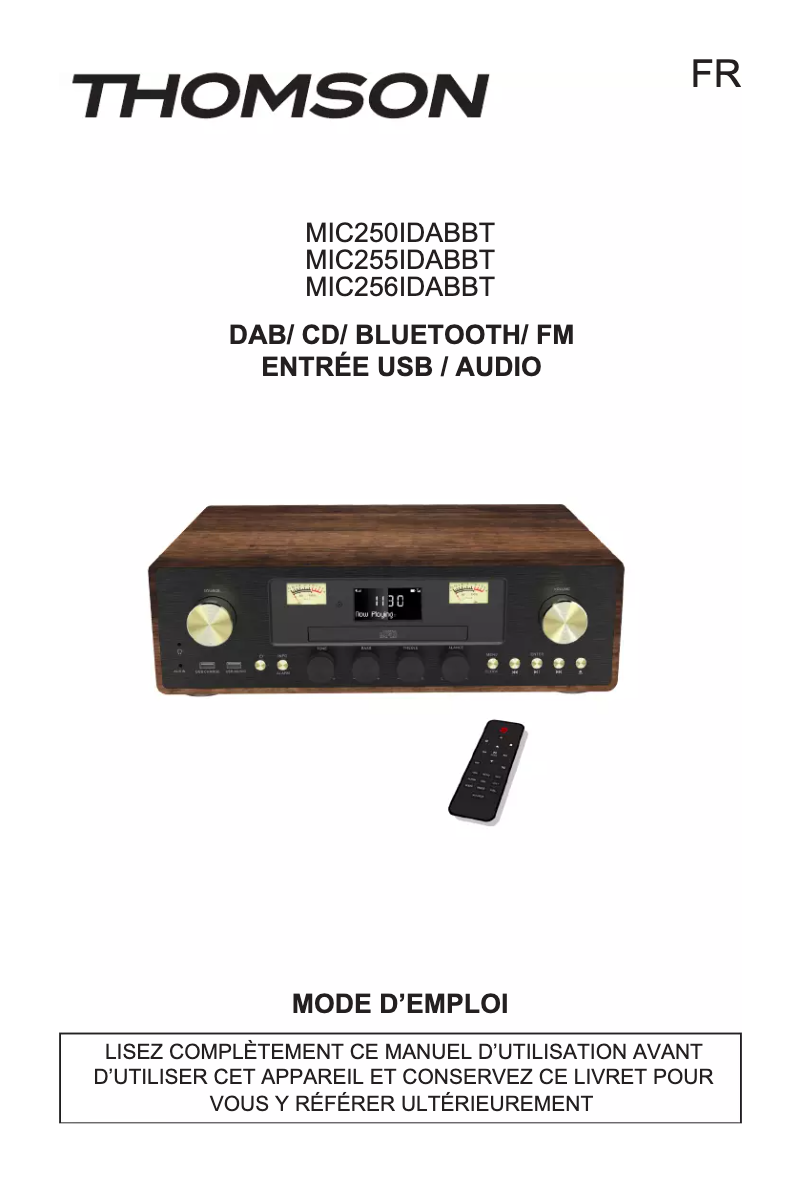 Imagen de la primera página del manual del dispositivo MIC255IDABBT