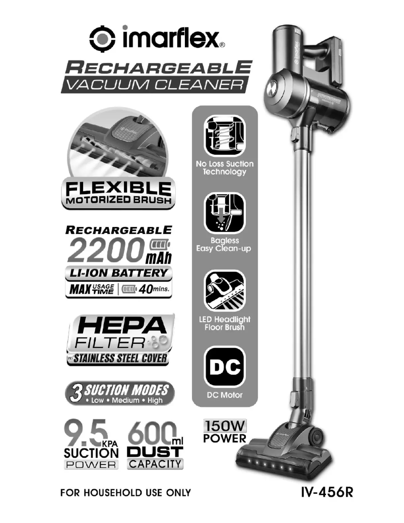 Página 1 del manual Manual de usuario Imarflex IV-456R